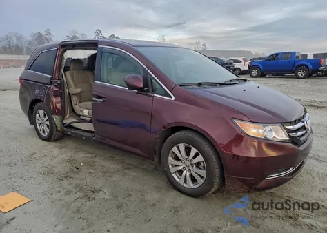 2015 Honda Odyssey Exl z USA, uszkodzony, nr VIN 5FNRL5H69FB066948